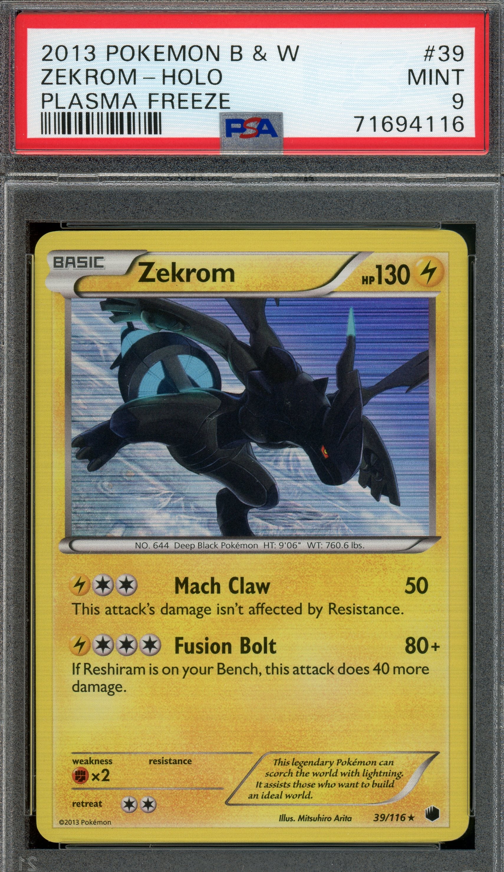 Zekrom (39/116) [Black & White: Plasma Freeze]
