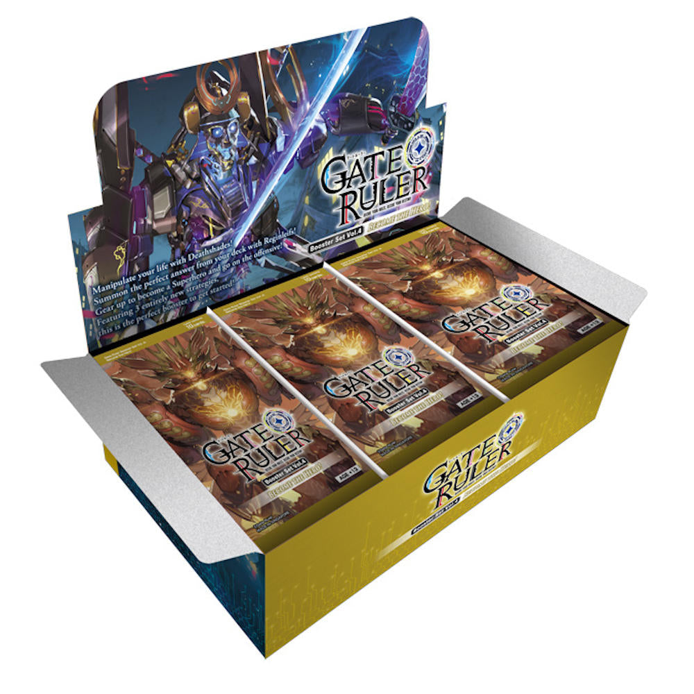 gate ruler booster box Ruler: Set Vol. 4 Become the Hero Display style:Green RFID Protected or take delight in Mono-colored cards with triggered