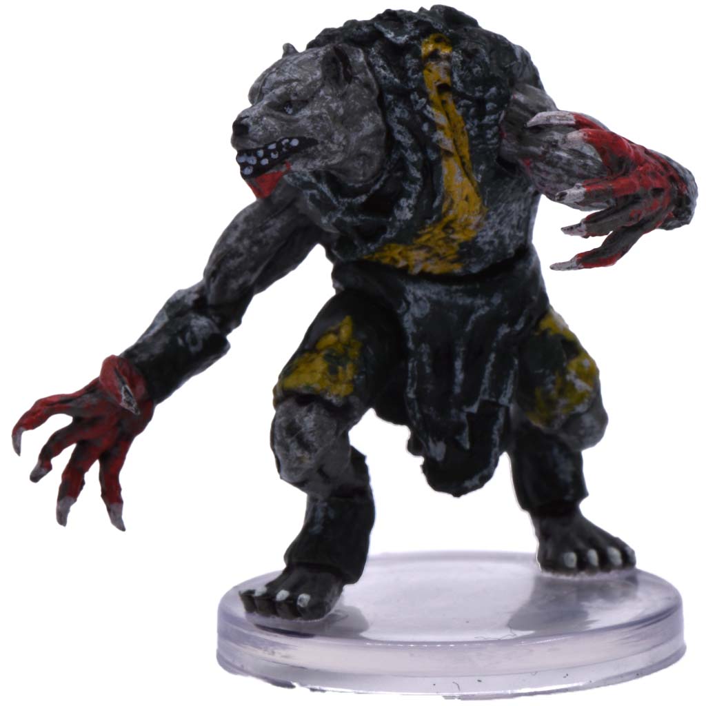 D&D Icons of the Realms Miniatures: Snowbound - Gnoll Fang of Yeenoghu #19