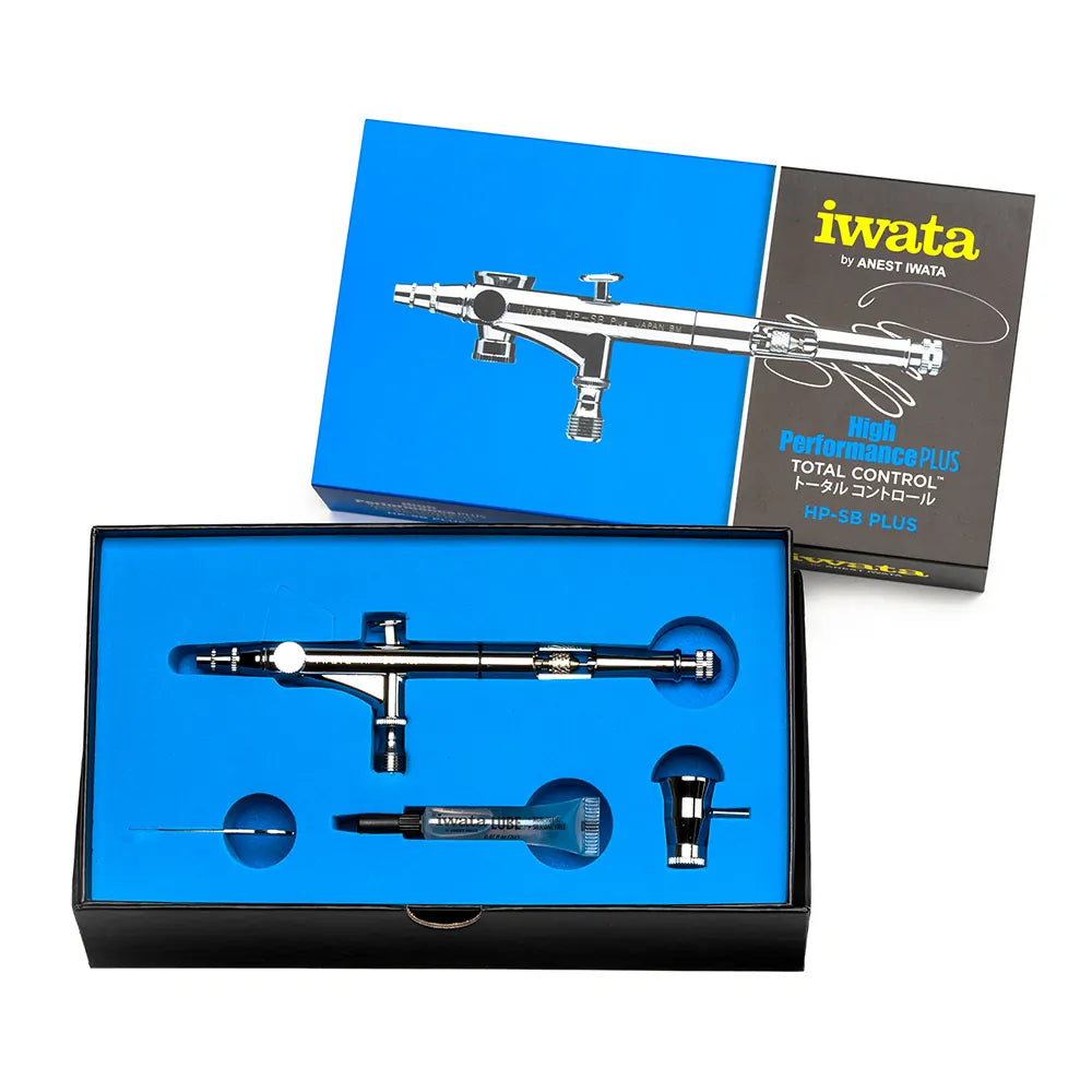 Iwata High Performance HP-SB Plus Side Feed Dual Action Airbrush content
