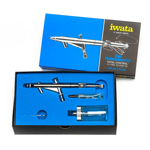 Iwata High Performance HP-BC1 Plus Siphon Feed Dual Action Airbrush content