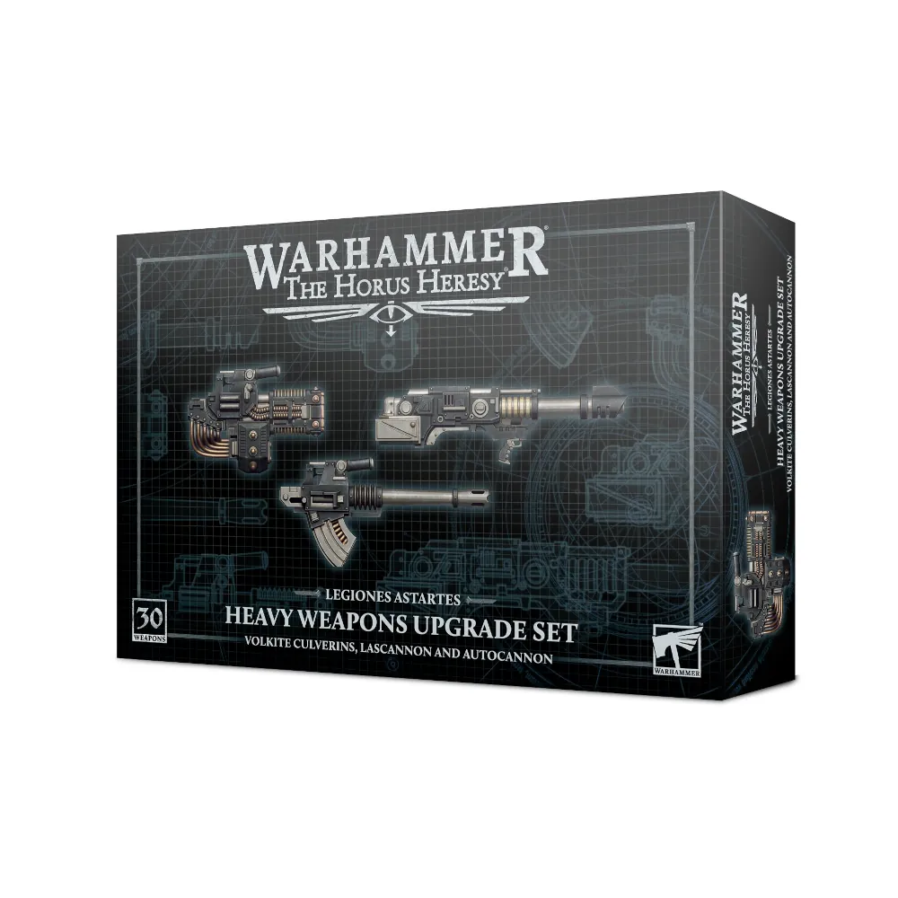 Warhammer: The Horus Heresy - Heavy Weapons Upgrade Set - Volkite Culverins, Lascannons, and Autocannons