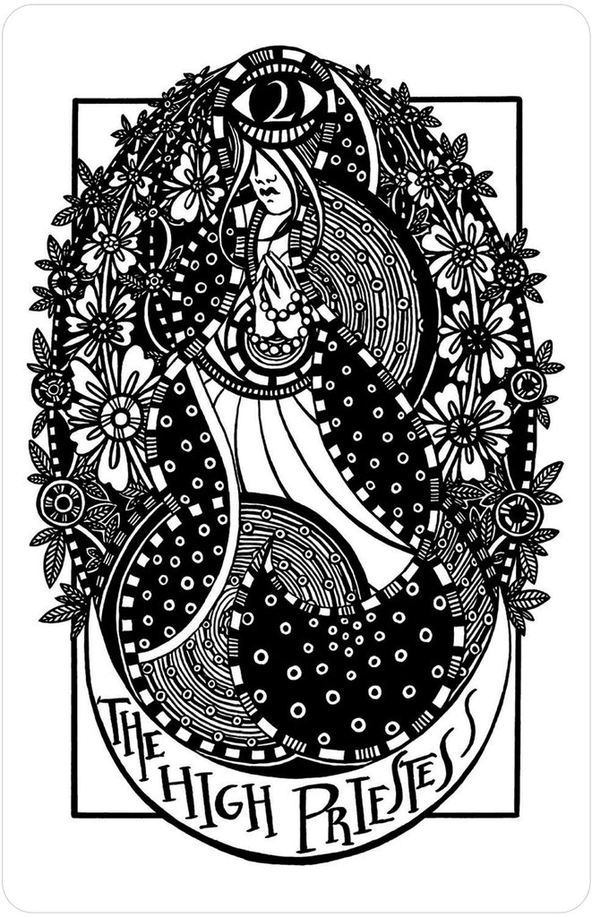 Tarot Card Set - Heart & Hands Tarot the high priestess