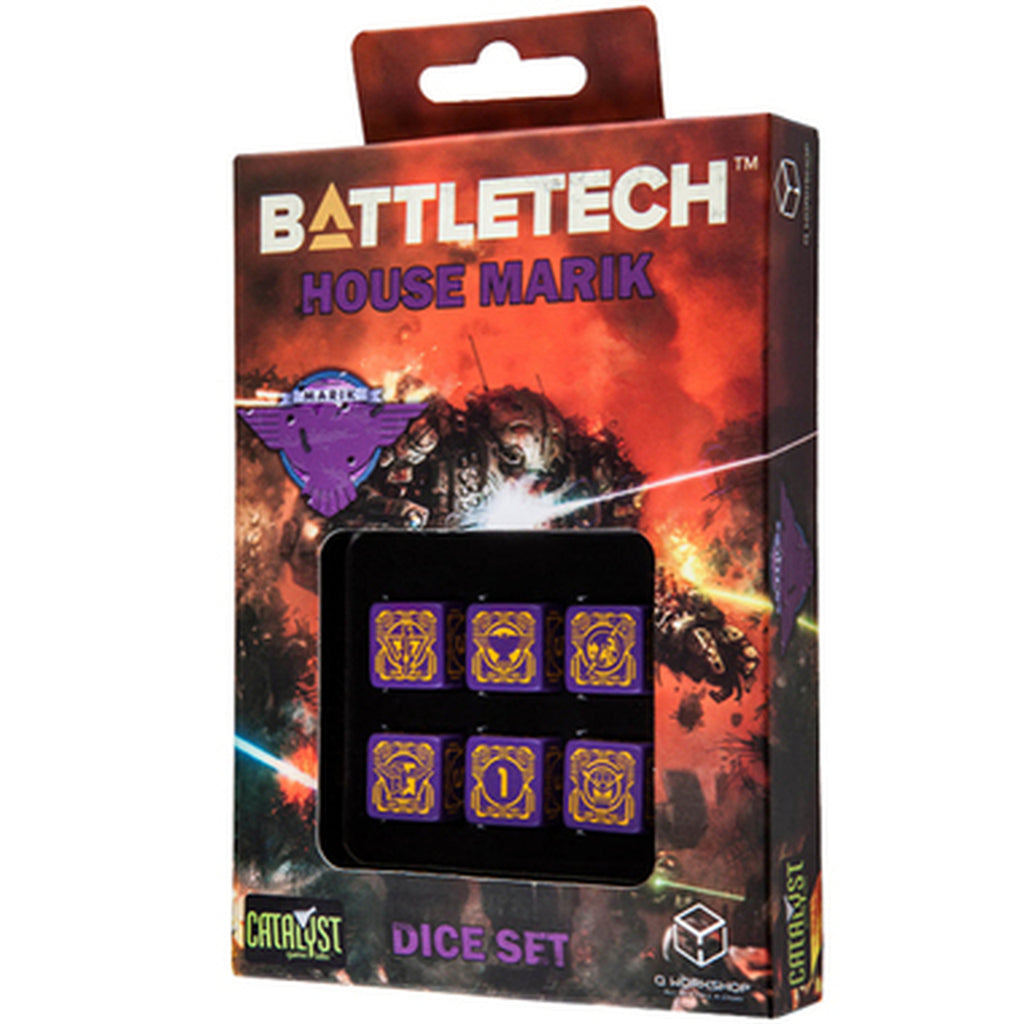 Battletech: House Marik D6 Dice Set (Set of 6) in box