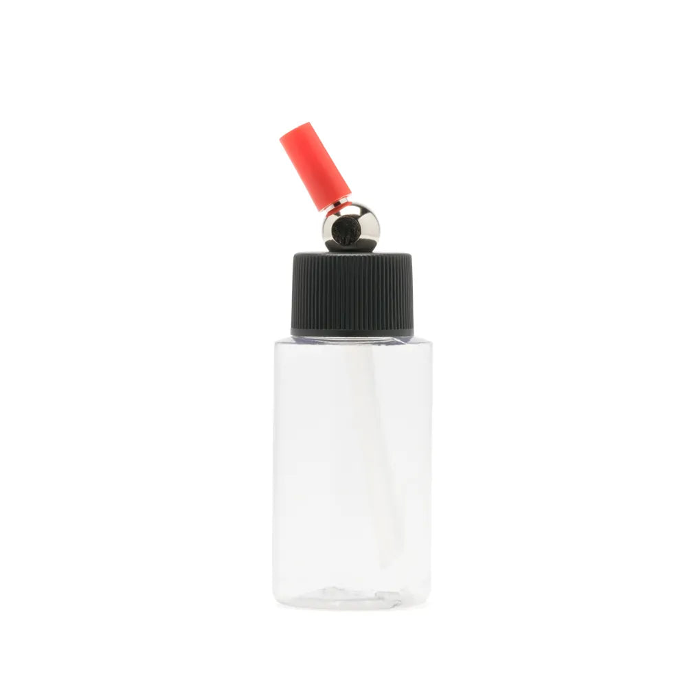 Iwata Crystal Clear Bottle 1 oz / 30 ml Cylinder With Adaptor Cap