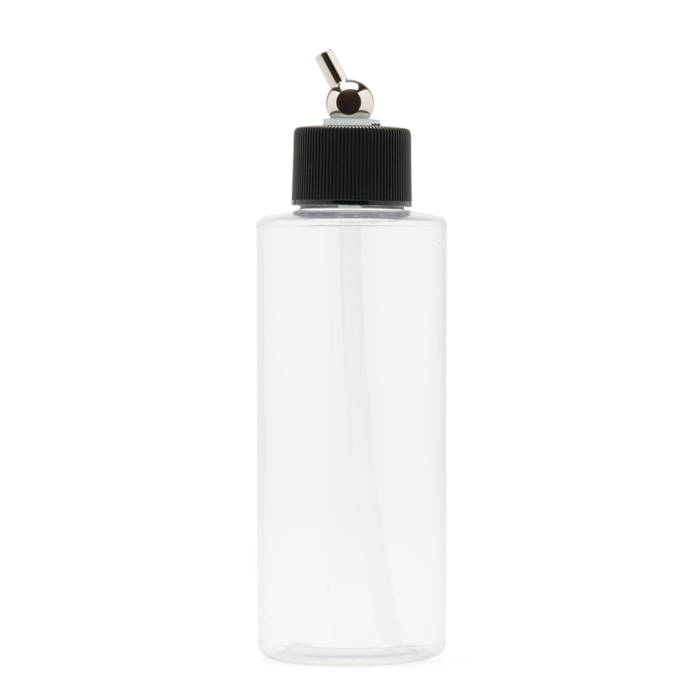 Iwata Crystal Clear Bottle 4 oz / 118 ml Cylinder With Adaptor Cap