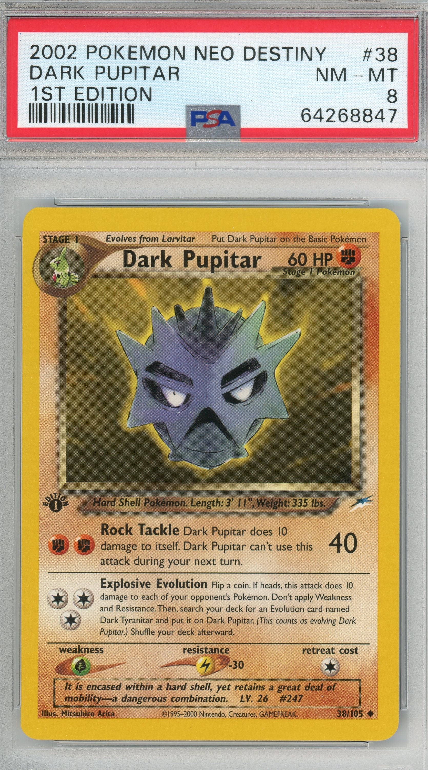 Dark Pupitar, Pokémon