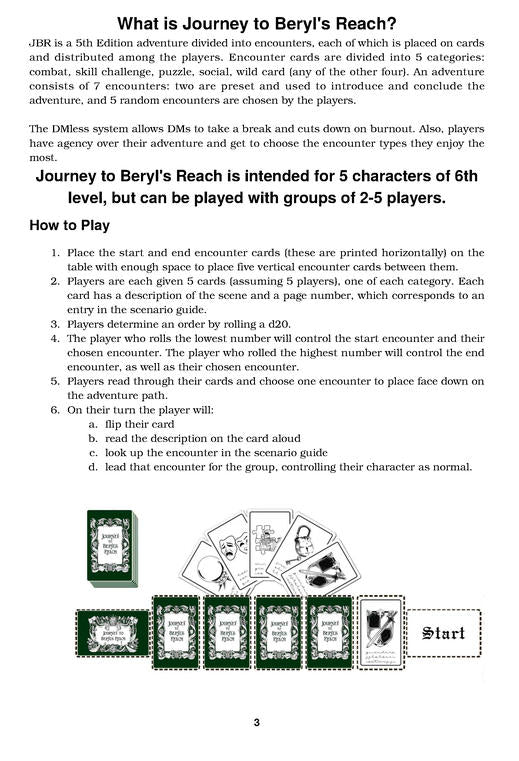 Journey to Beryl's Reach How to Play
