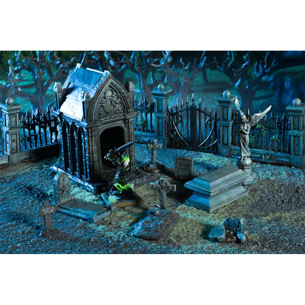 Terrain Crate: Graveyard Painted Example