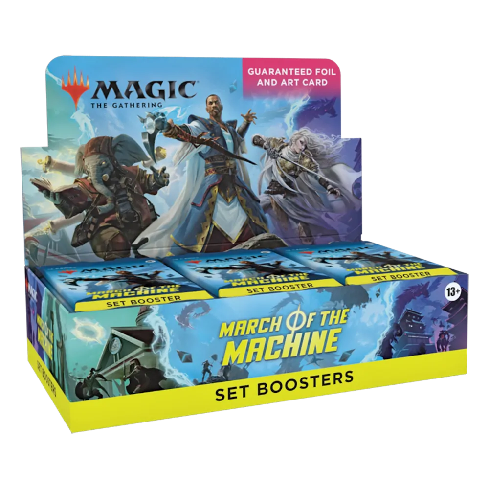 Over the Brick Magic: The Gathering - March of the Machine Set Booster Box Over the Brick Magic: The Gathering - March of the Machine Set Booster Box