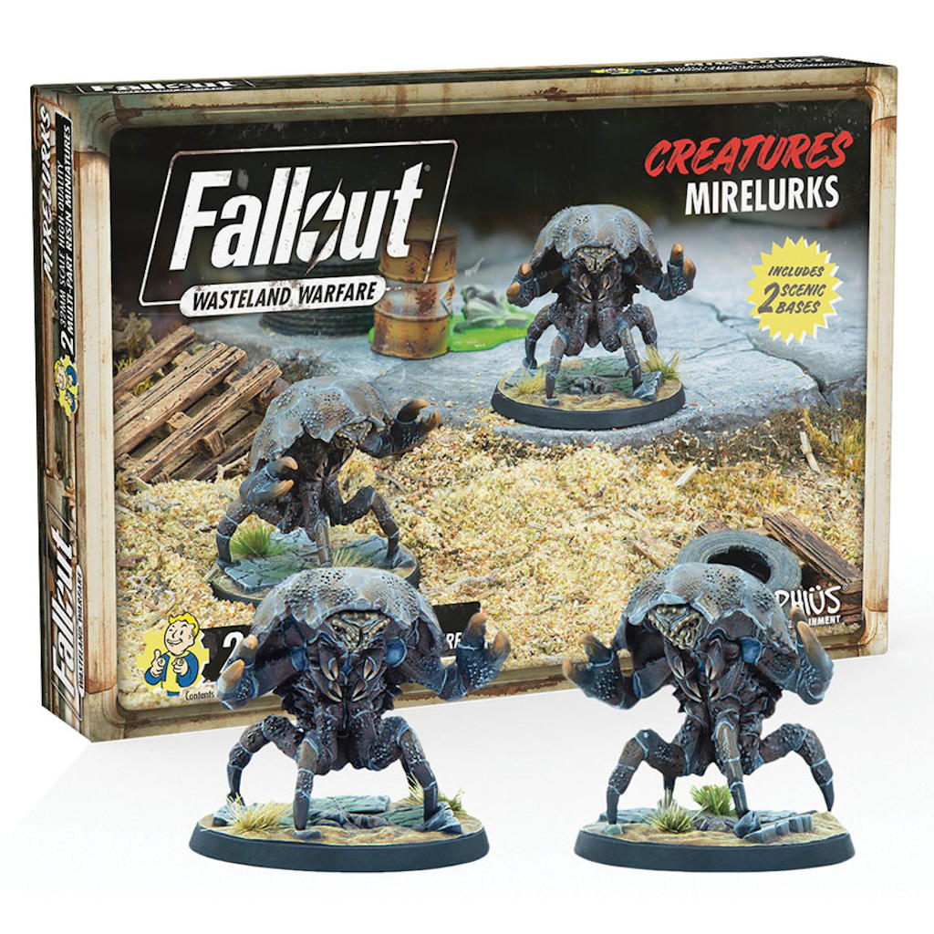 Fallout Wasteland Warfare: Creatures Mirelurks