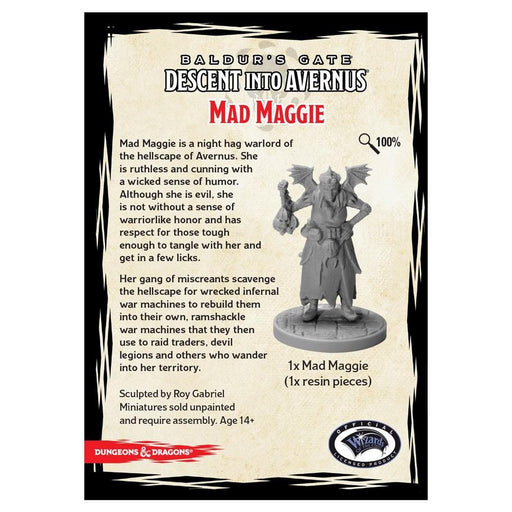 Mad Maggie Collector Serie Box Back