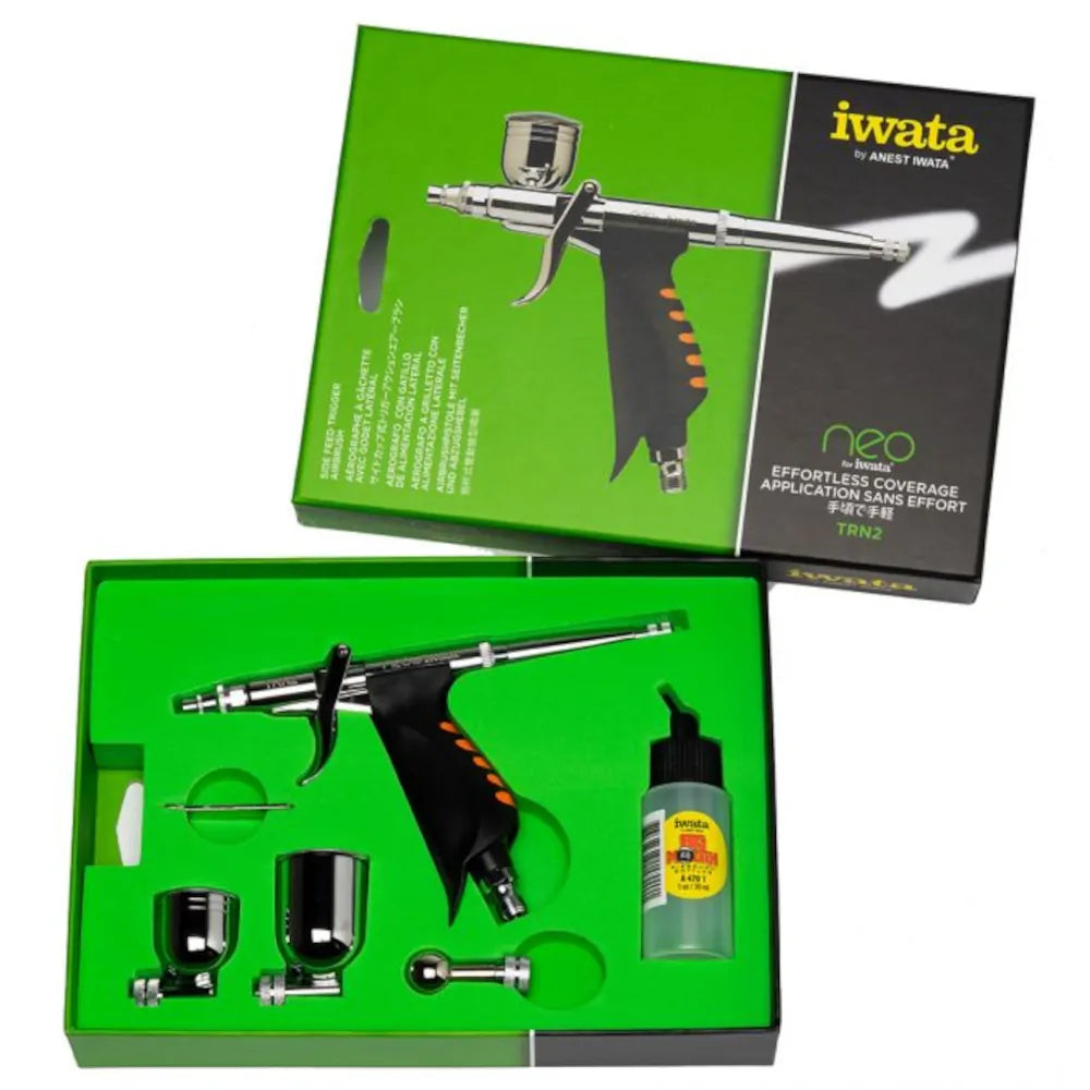 NEO for Iwata TRN2 Side Feed Dual Action Trigger Airbrush content
