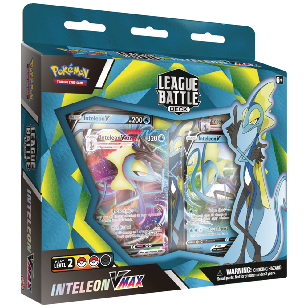 pokemon trading card game battle deck Over the Brick – Pokémon: Inteleon VMAX League or picking up a Through the Ages Card Eevee Promo Card Raw or Graded?:Raw