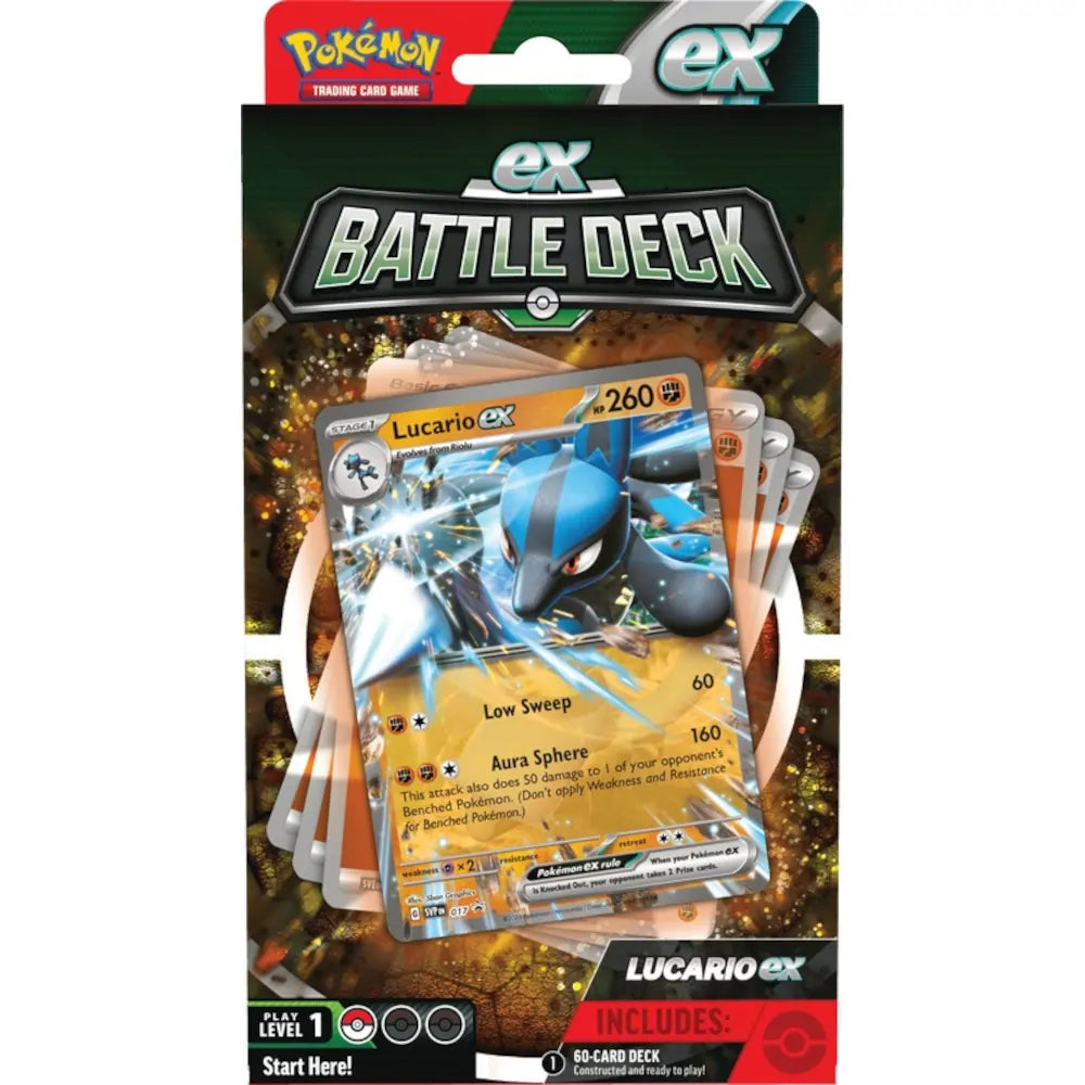 Pokémon Lucario Ex Battle Deck