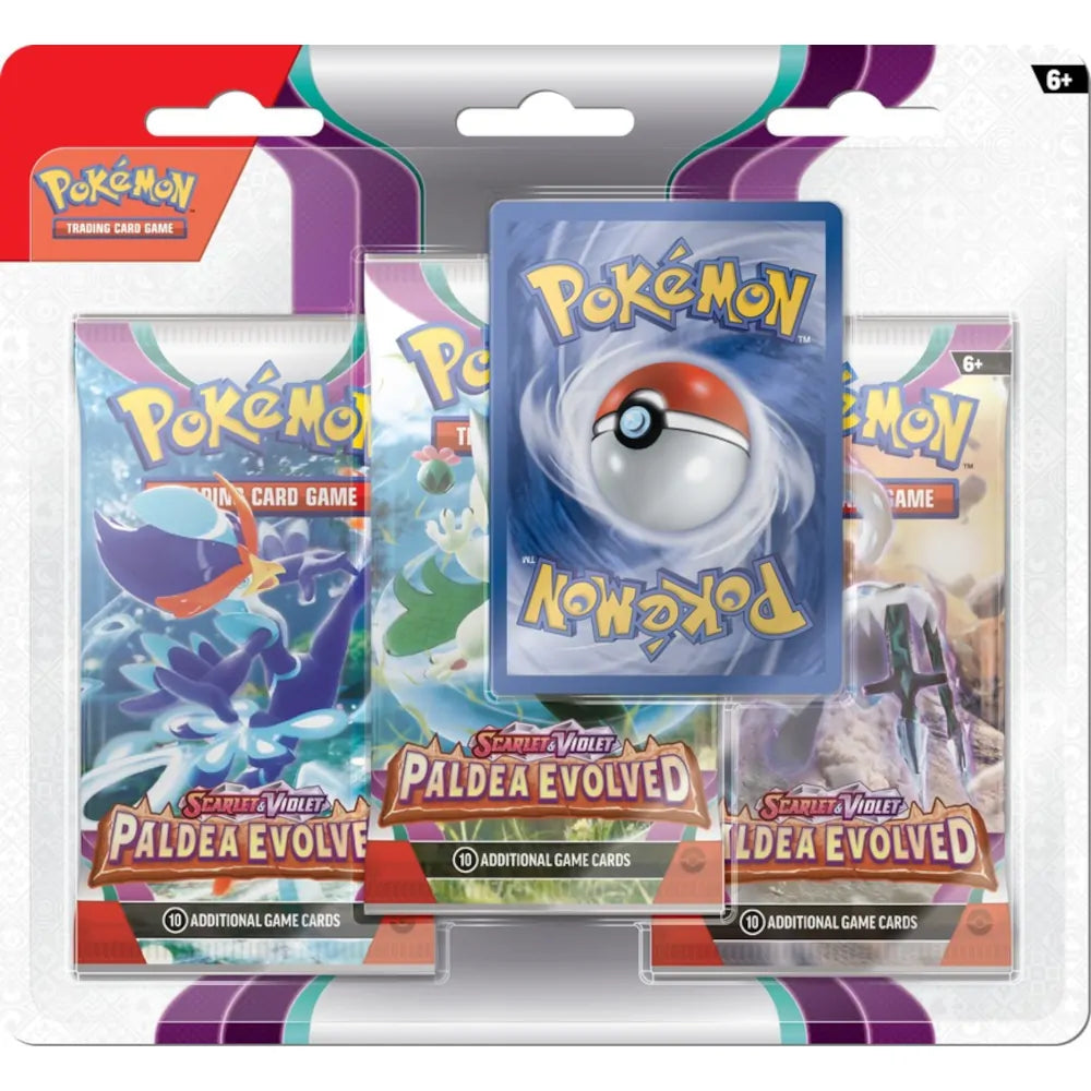 Pokémon Scarlet & Violet: Paldea Evolved 3 Pack Blister