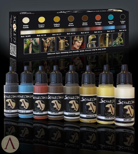 ScaleColor - NMM Gold and Copper Paint Set SSE-002