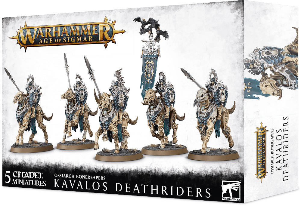 Warhammer Age of Sigmar: Ossiarch Bonereapers - Kavalos Deathriders