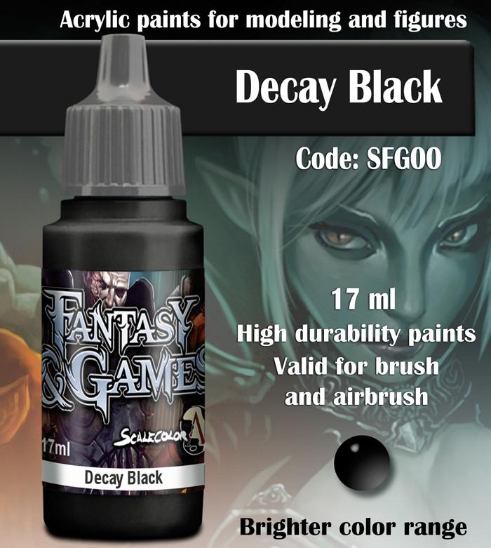 ScaleColor Fantasy & Games - Decay Black SFG00