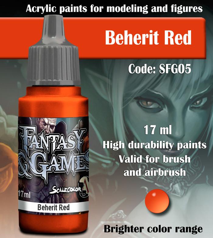 ScaleColor Fantasy & Games - Beherit Red SFG05