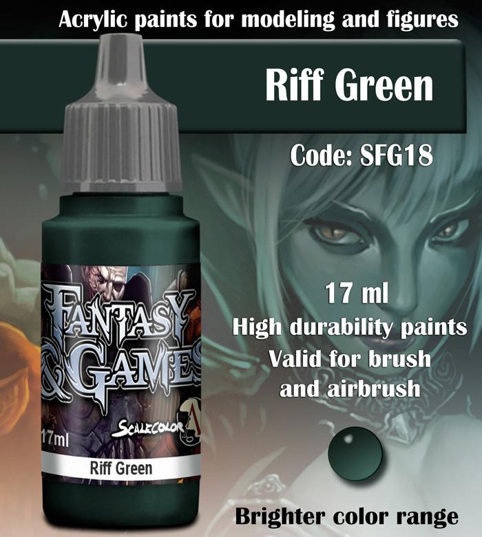 ScaleColor Fantasy & Games - Riff Green SFG18