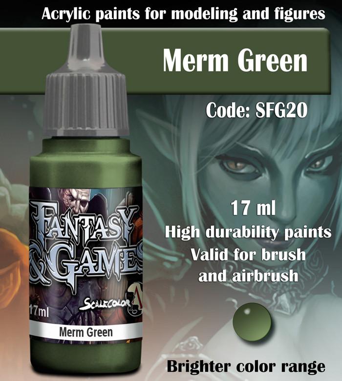 ScaleColor Fantasy & Games - Merm Green SFG20