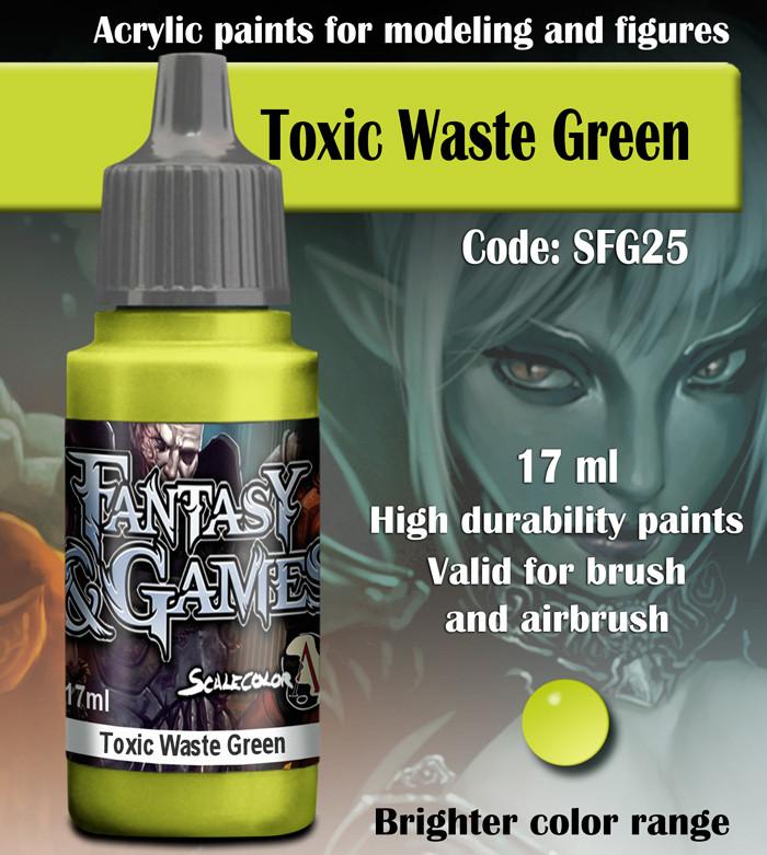 ScaleColor Fantasy & Games - Toxic Waste Green SFG25