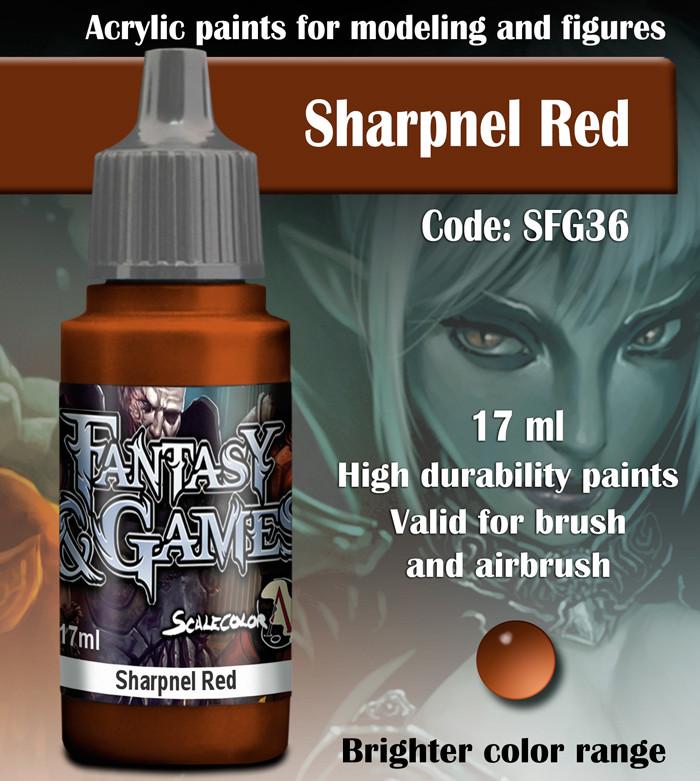 ScaleColor Fantasy & Games - Sharpnel Red SFG36
