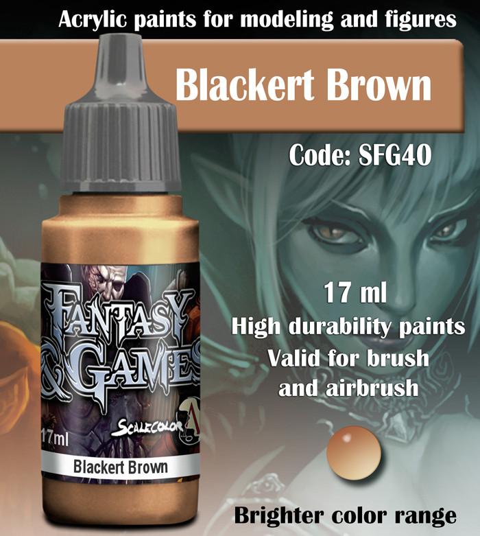 ScaleColor Fantasy & Games - Blackert Brown SFG40