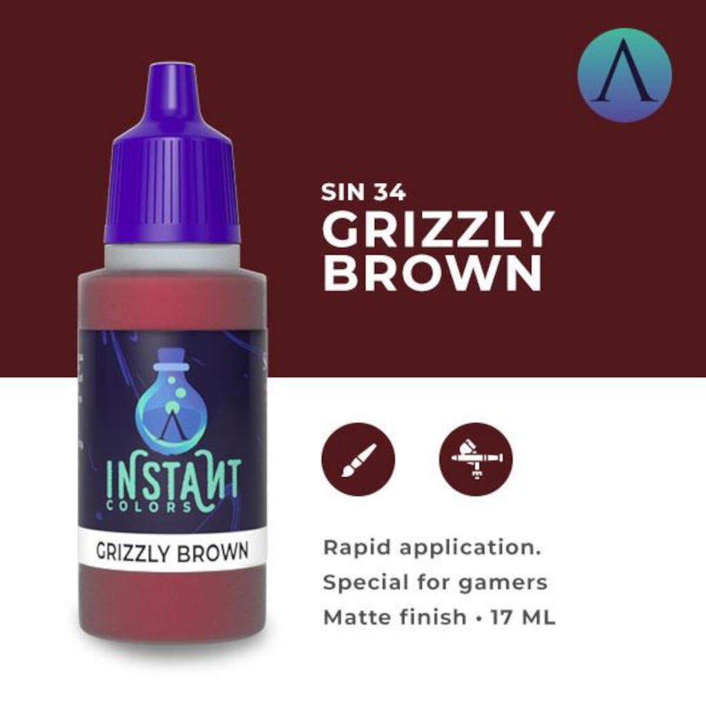 ScaleColor Instant Colors - Grizzly Brown SIN-34