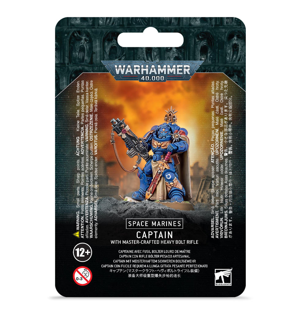 Warhammer 40,000: Space Marines - Captain with Master-crafted Heavy Bolt Rifle