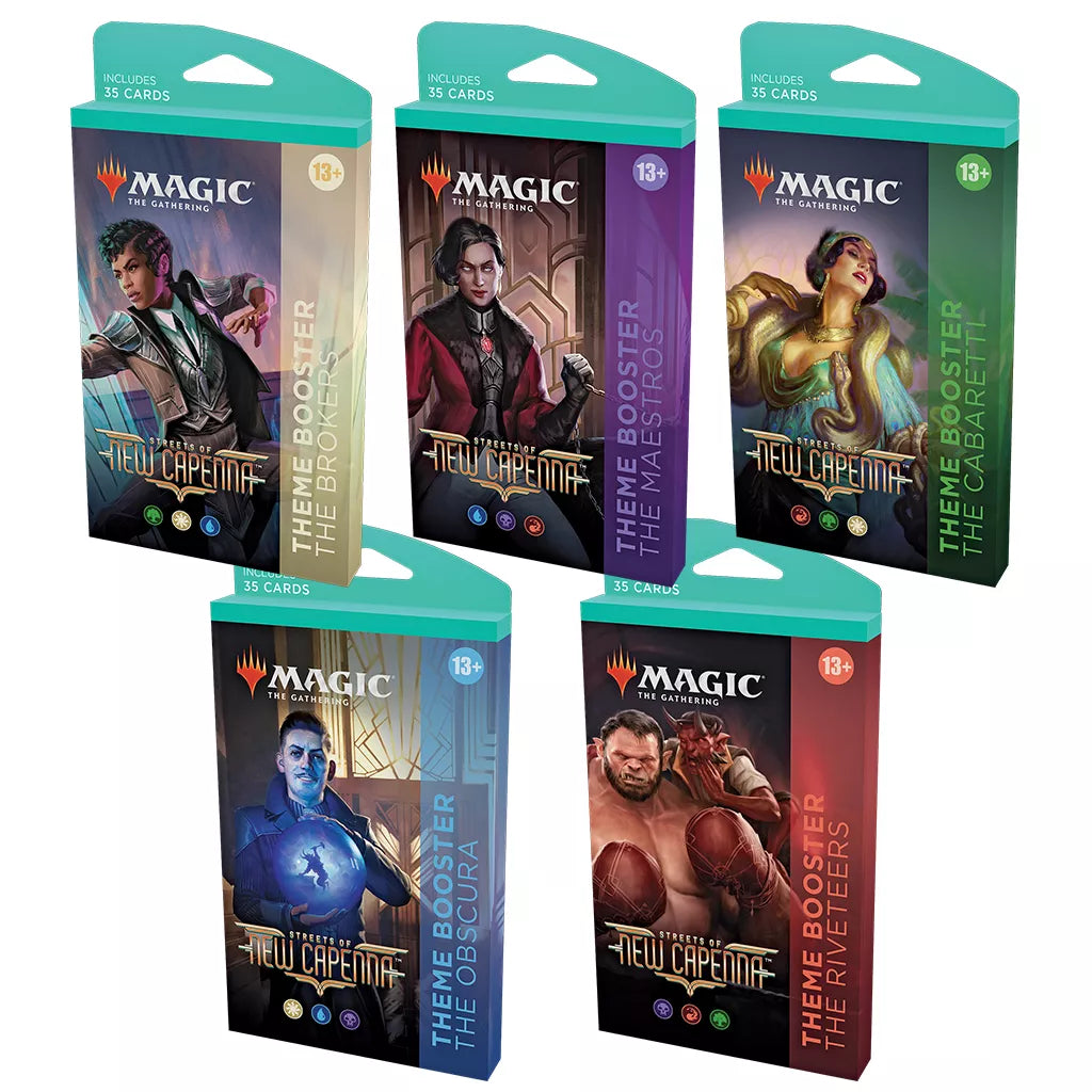Magic: The Gathering - Streets of New Capenna Theme Booster (Set of 5)