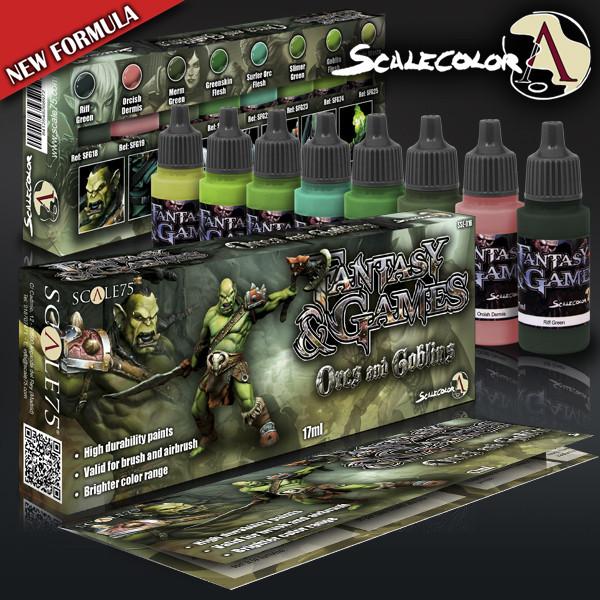 ScaleColor - Fantasy & Game: Orcs & Goblins Paint Set