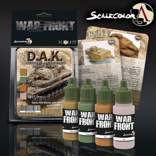 ScaleColor Warfront - D.A.K. (Colors For AFV) Paint Set SSE-026