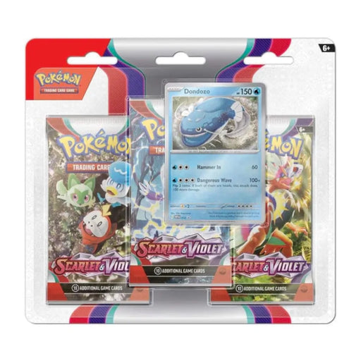 Pokémon Scarlet & Violet: 3 Pack Blister Dondozo