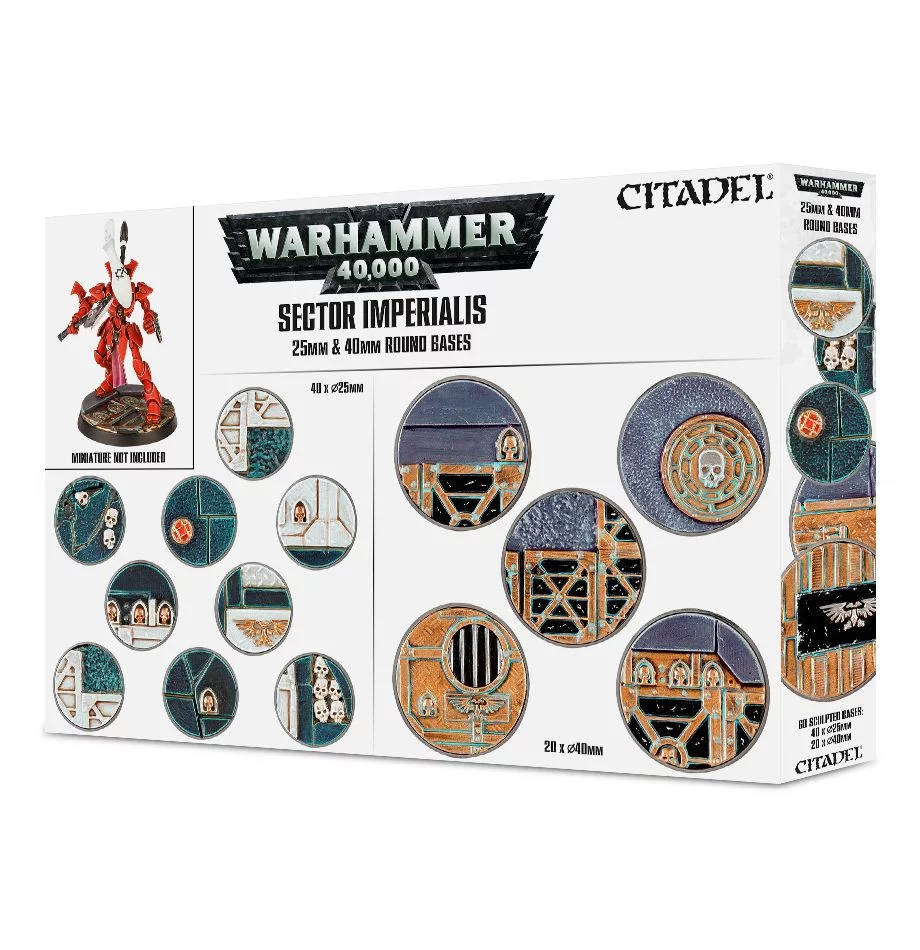 Citadel - Sector Imperialis: 25mm & 40mm Round Bases