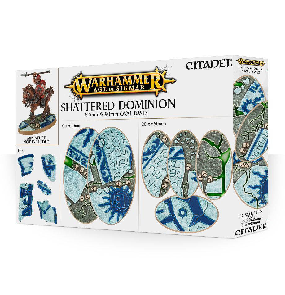 Citadel - Shattered Dominion 60mm & 90mm Ovale Bases
