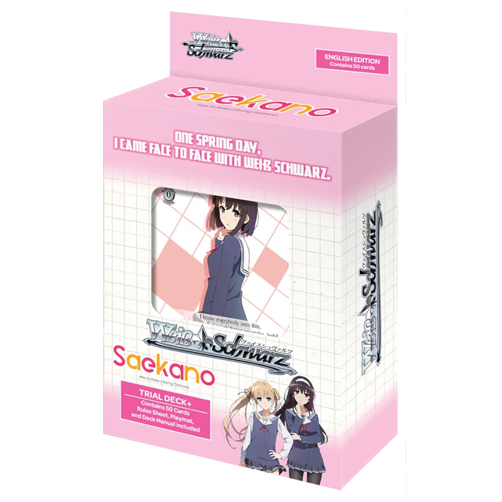Weiss Schwarz Trial Deck - Saekano: How to Raise a Boring Girlfriend Weiss Schwarz Trial Deck - Saekano: How to Raise a Boring Girlfriend