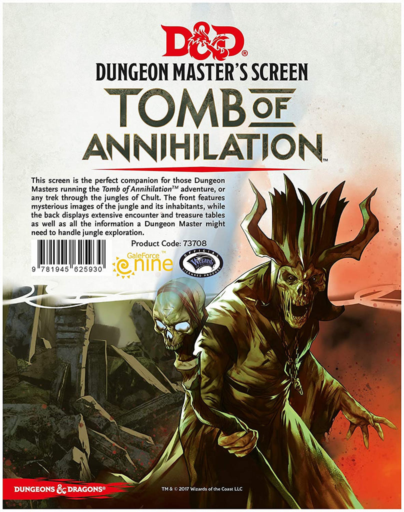 Dungeons & Dragons: Tomb of Annihilation - DM Screen