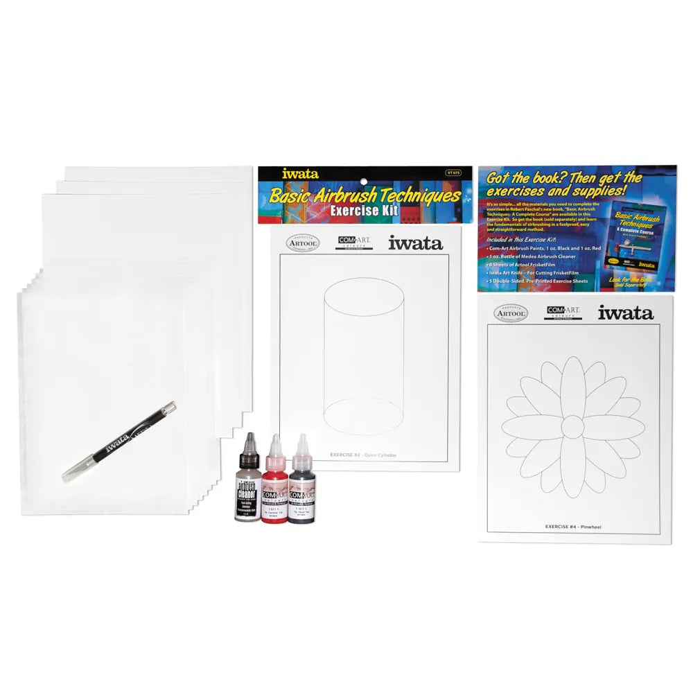 Basic Airbrush Techniques Exercise Kit by Robert Paschal