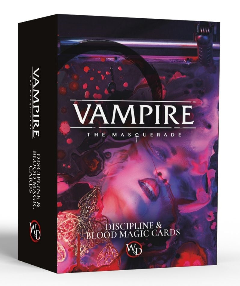 Vampire - The Masquerade: Discipline and Blood Magic Card Deck