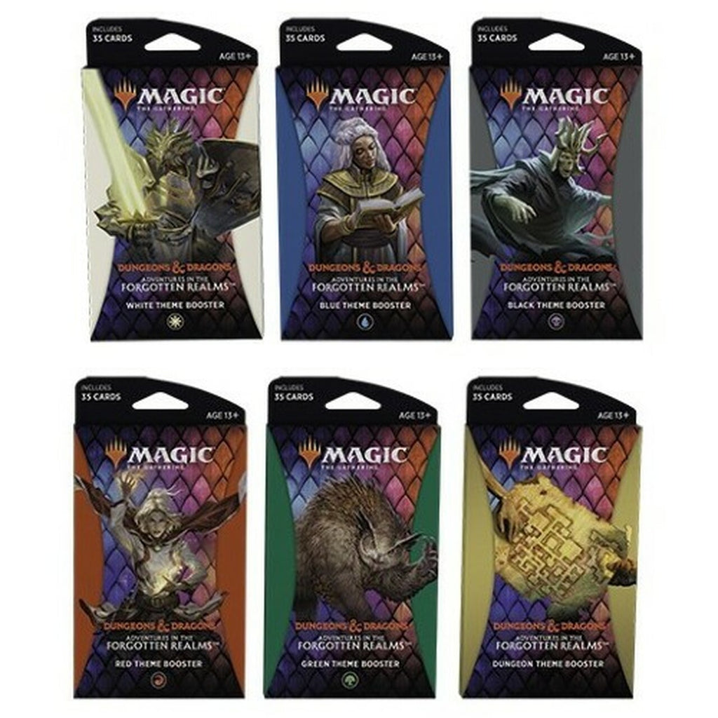 Magic: The Gathering - Adventures in the Forgotten Realms Theme Booster (Set of 6)
