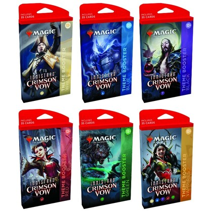 Over the Brick Magic: The Gathering - Crimson Vow Theme Booster (6) Over the Brick Magic: The Gathering - Crimson Vow Theme Booster (6)