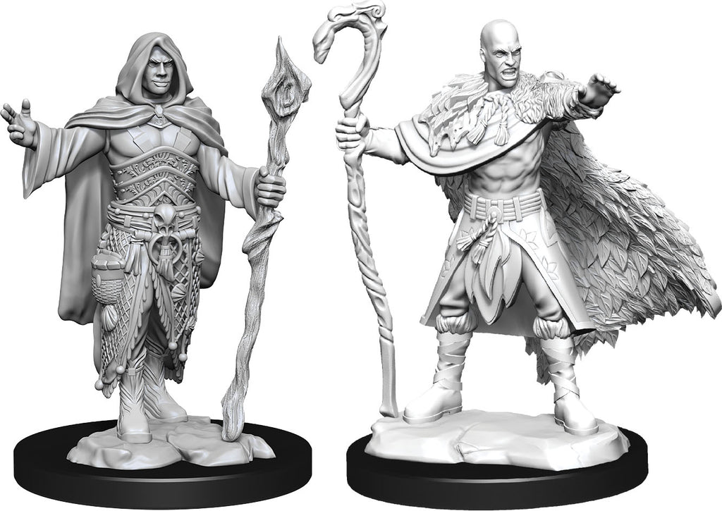 D&D Nolzur's Marvelous Unpainted Miniatures: Human Male Druid (2)