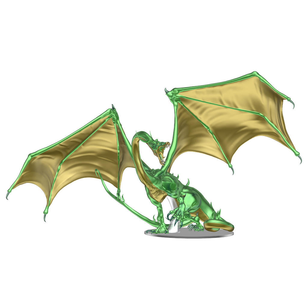 D&D Icons of the Realms Adult Emerald Dragon Premium Figure