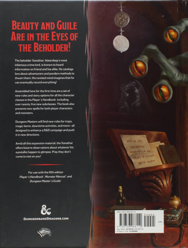 Dungeons & Dragons: 5th Edition - Xanathar's Guide to Everything back of the book