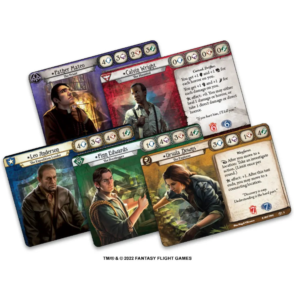 Arkham Horror The Card Game: The Forgotten Age Investigator Expansion content