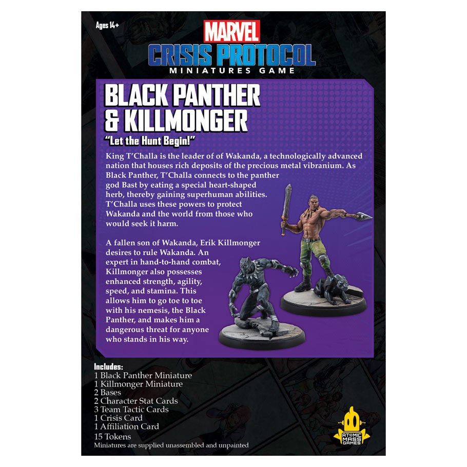 Marvel Crisis Protocol - Black Panther & Killmonger back