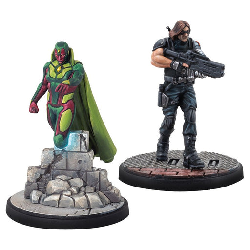 Marvel Crisis Protocol - Vision & Winter Soldier figures