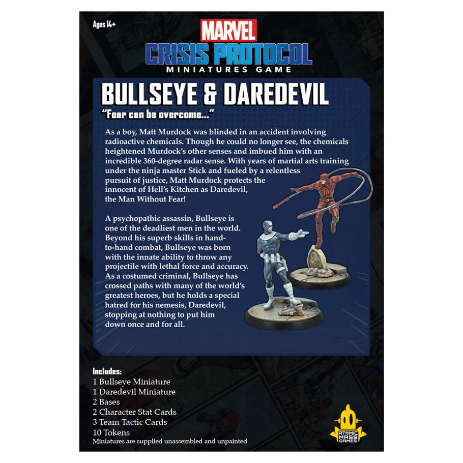 Marvel Crisis Protocol - Bullseye and Daredevil back